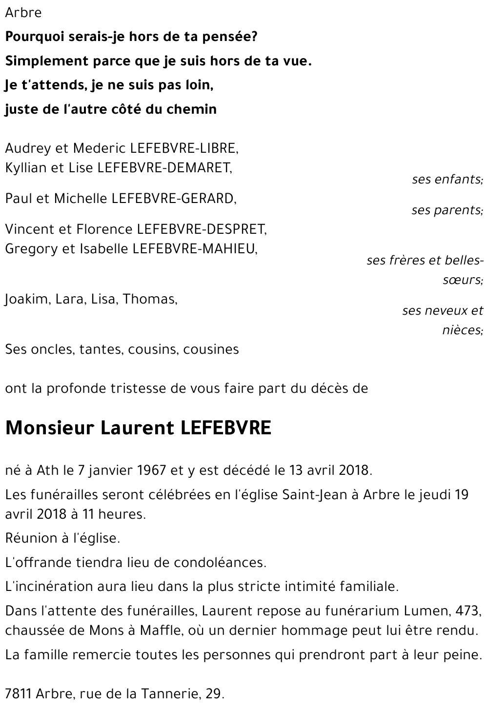 Laurent LEFEBVRE