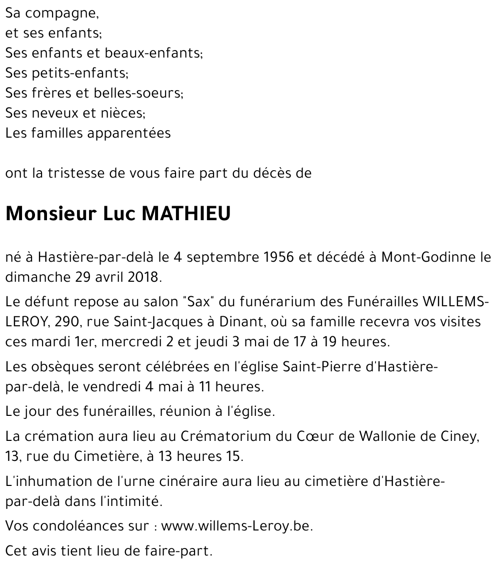 Luc MATHIEU