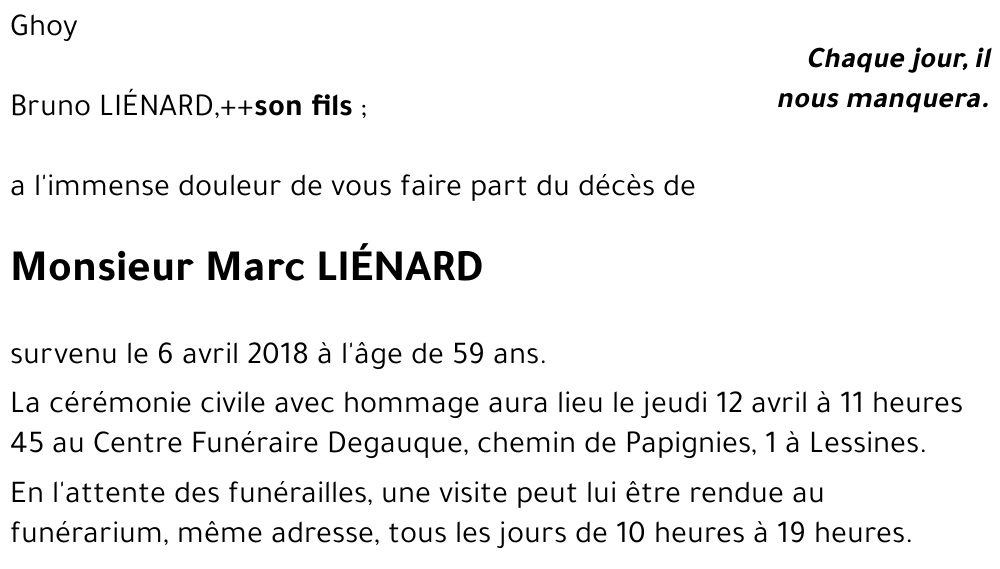 Marc LIÉNARD