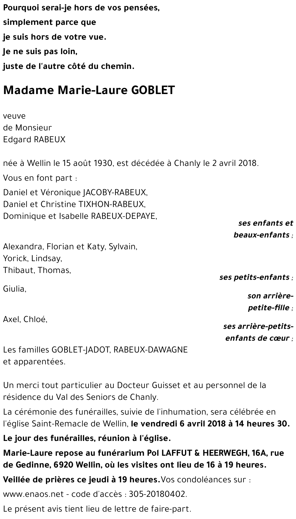 Marie-Laure GOBLET