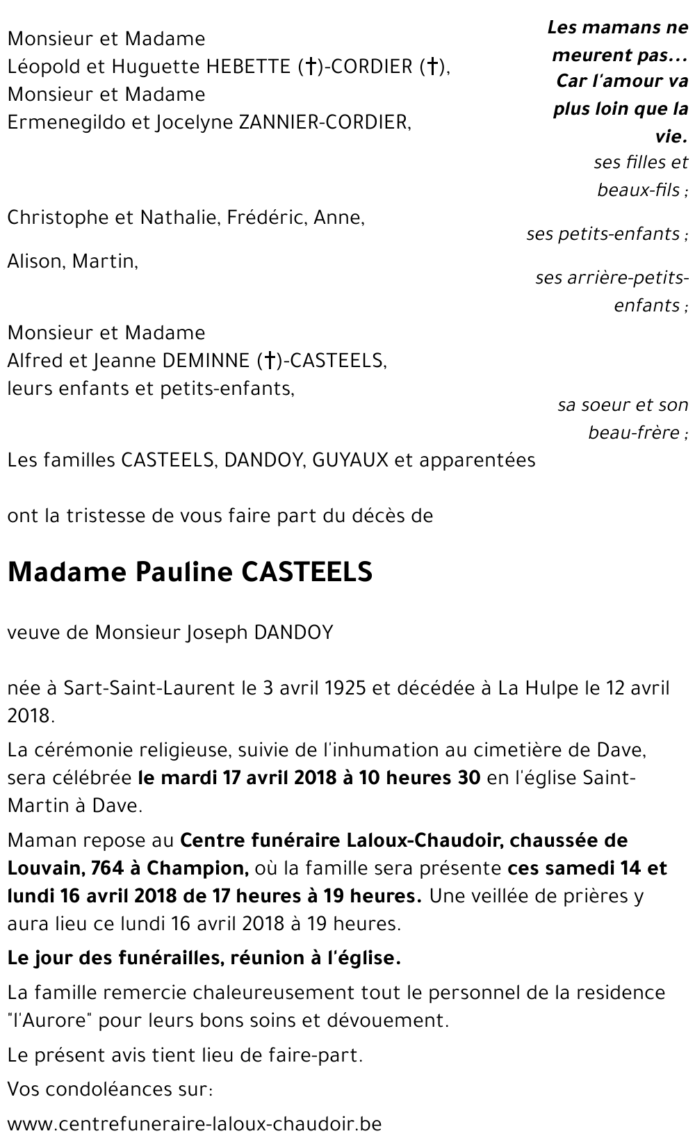 Pauline CASTEELS