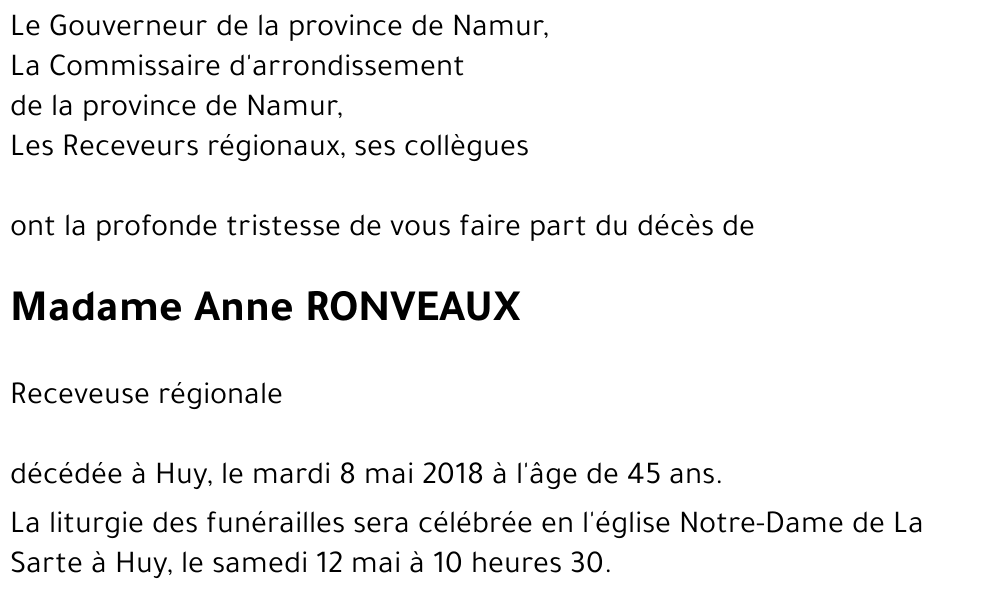 Anne RONVEAUX