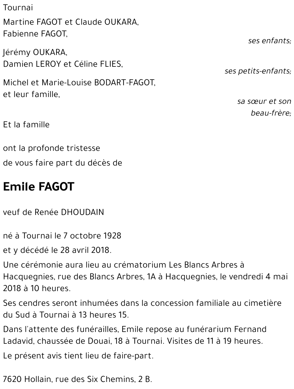 Emile FAGOT