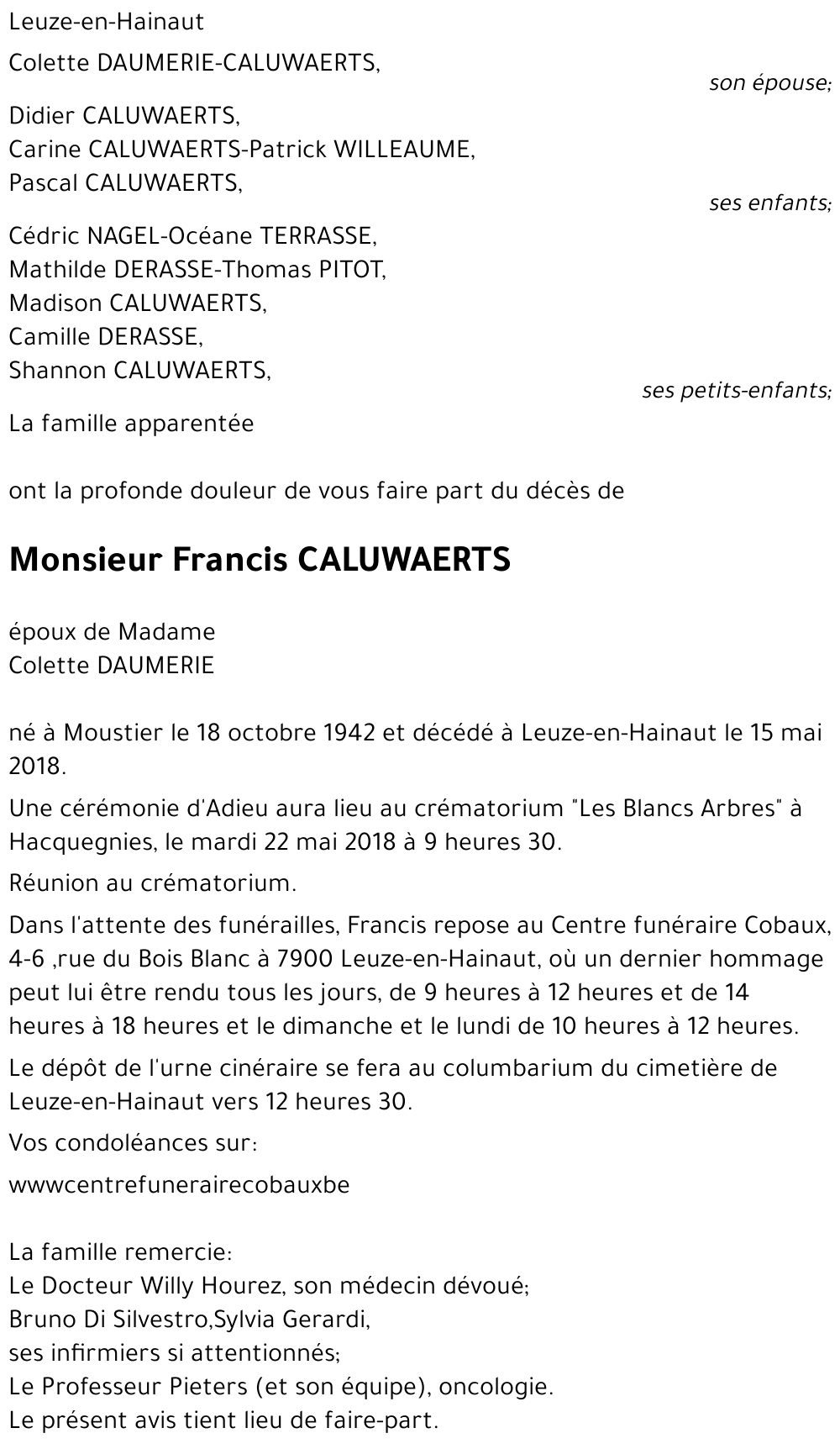 Francis Caluwaerts