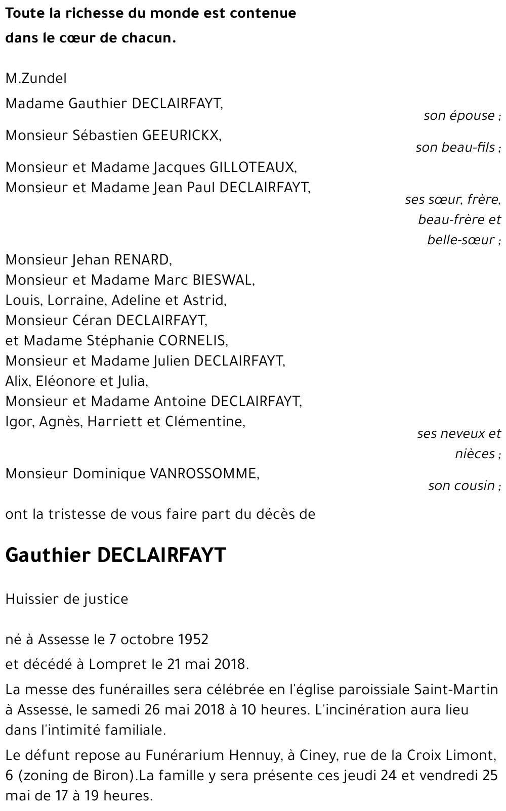 Gauthier DECLAIRFAYT