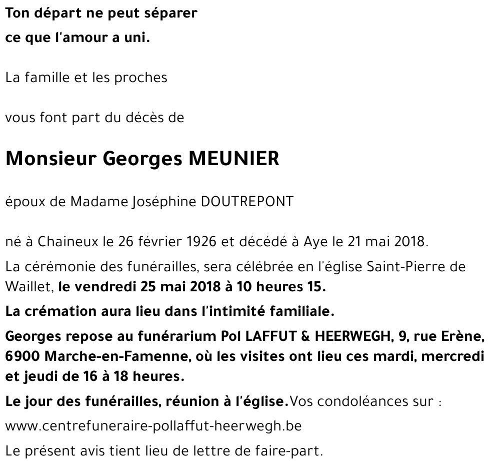 Georges MEUNIER