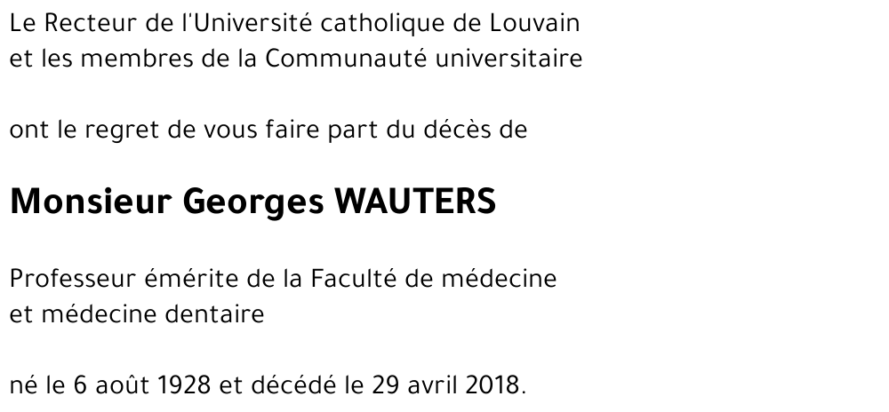 Georges WAUTERS