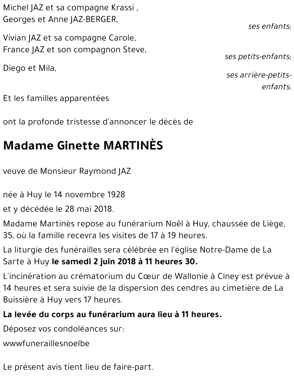 Ginette MARTINÈS