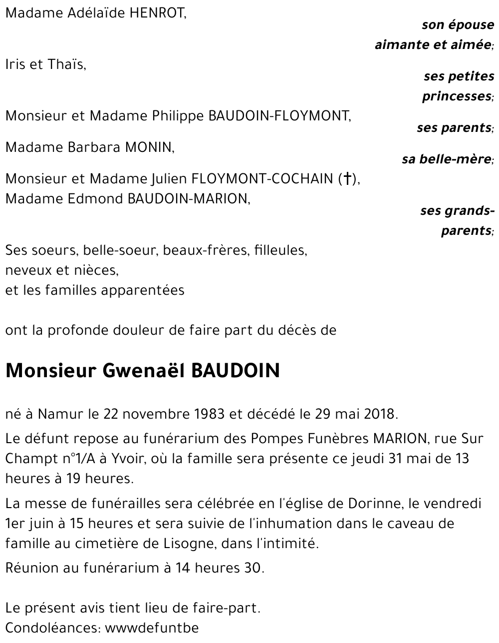 Gwenaël BAUDOIN