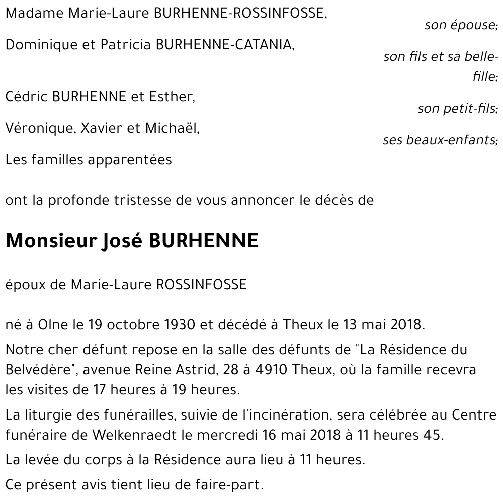 José BURHENNE