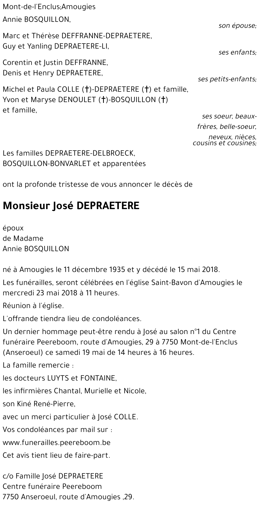 José DEPRAETERE