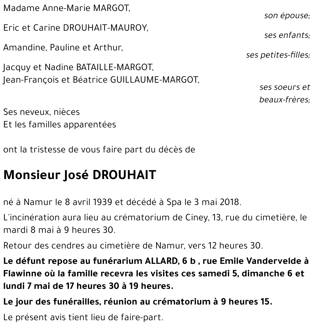 José DROUHAIT