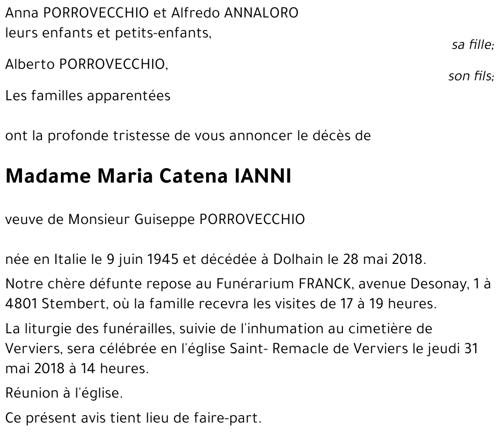 Maria Catena IANNI