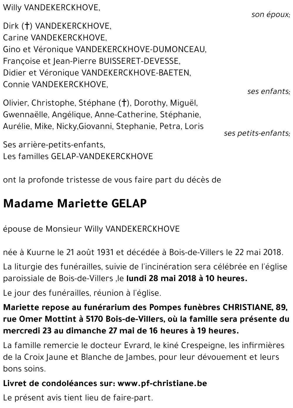 Mariette GELAP