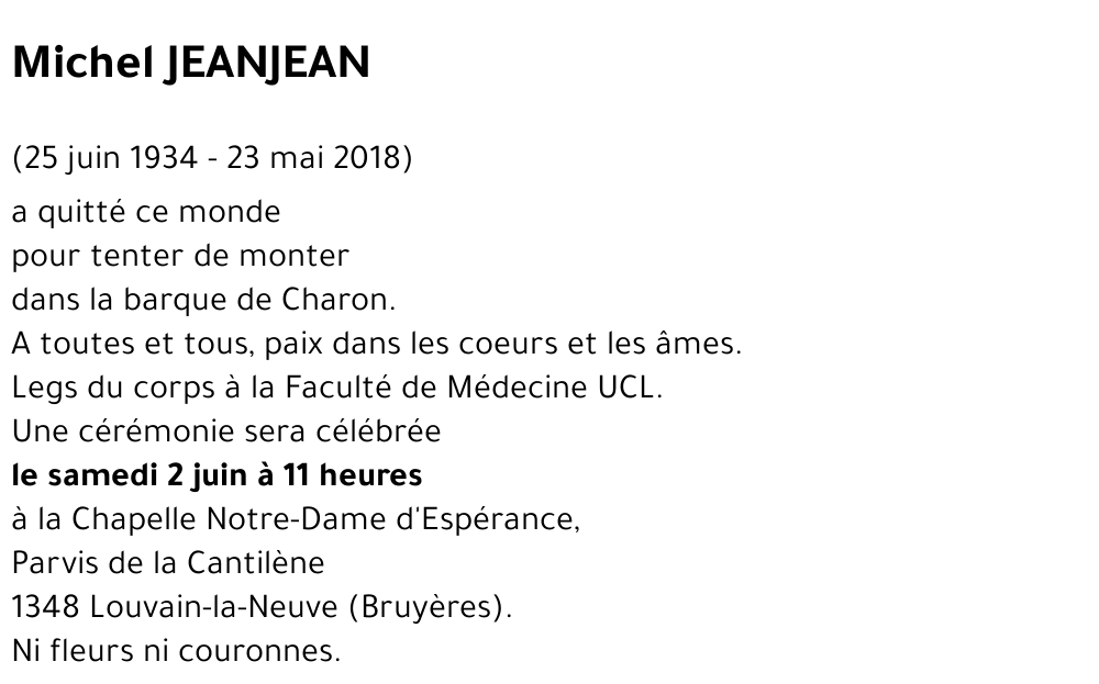 Michel JEANJEAN