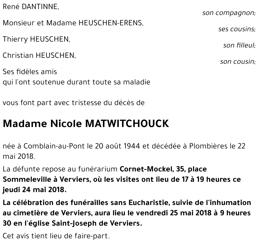 Nicole MATWITCHOUCK