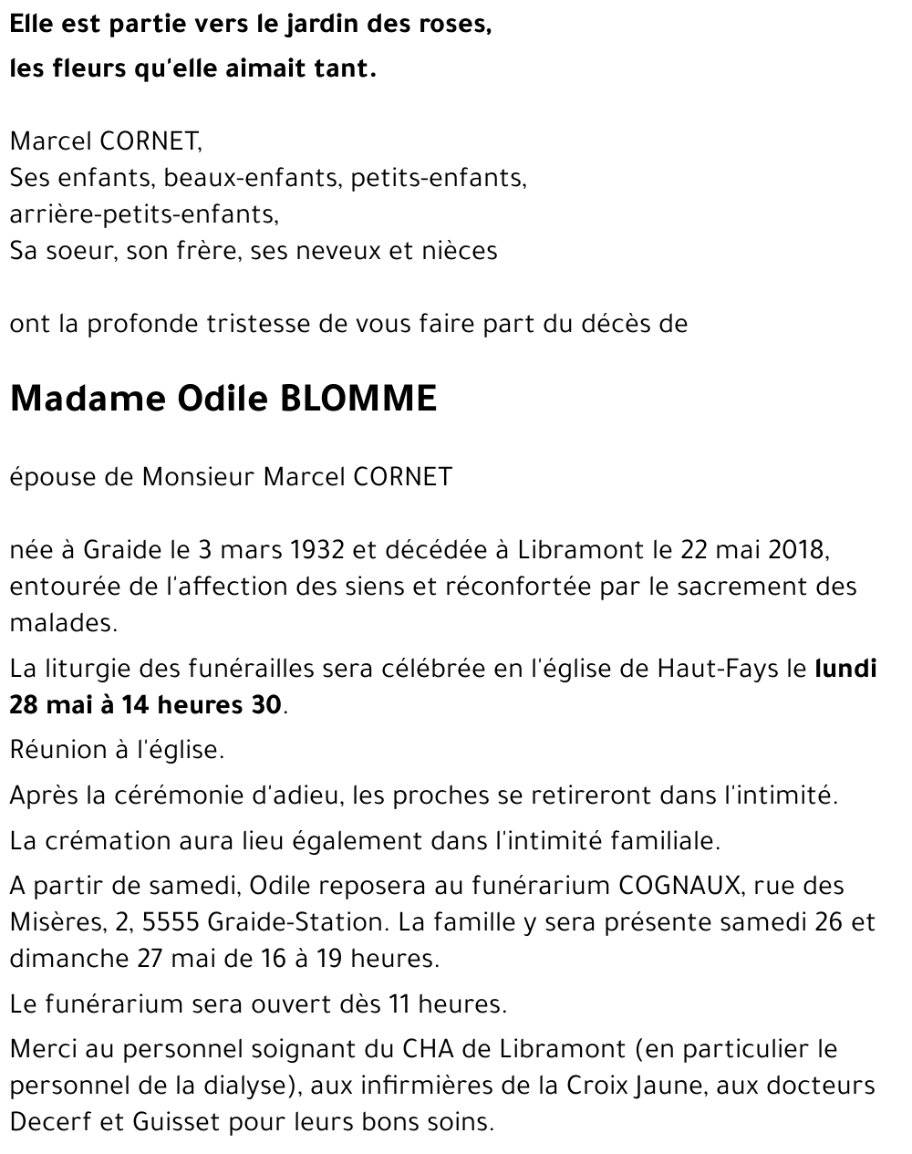 Odile BLOMME