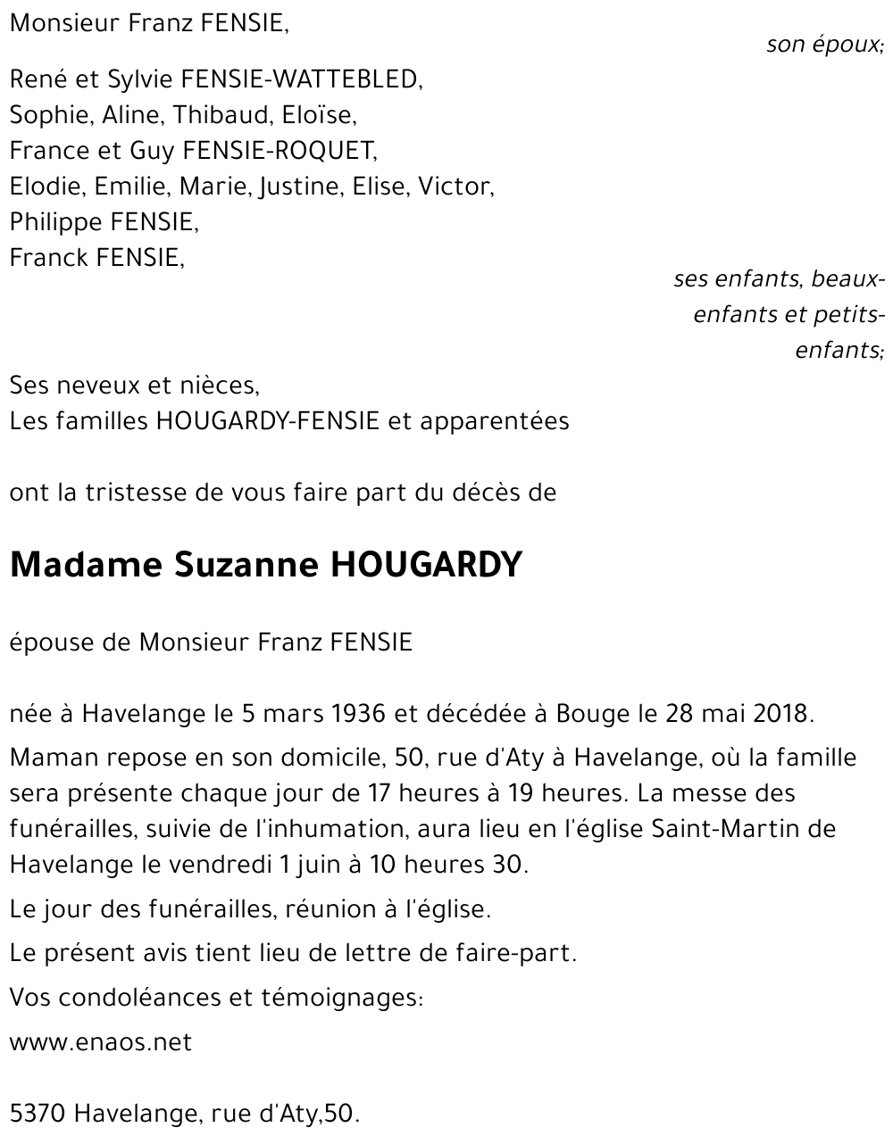 Suzanne HOUGARDY