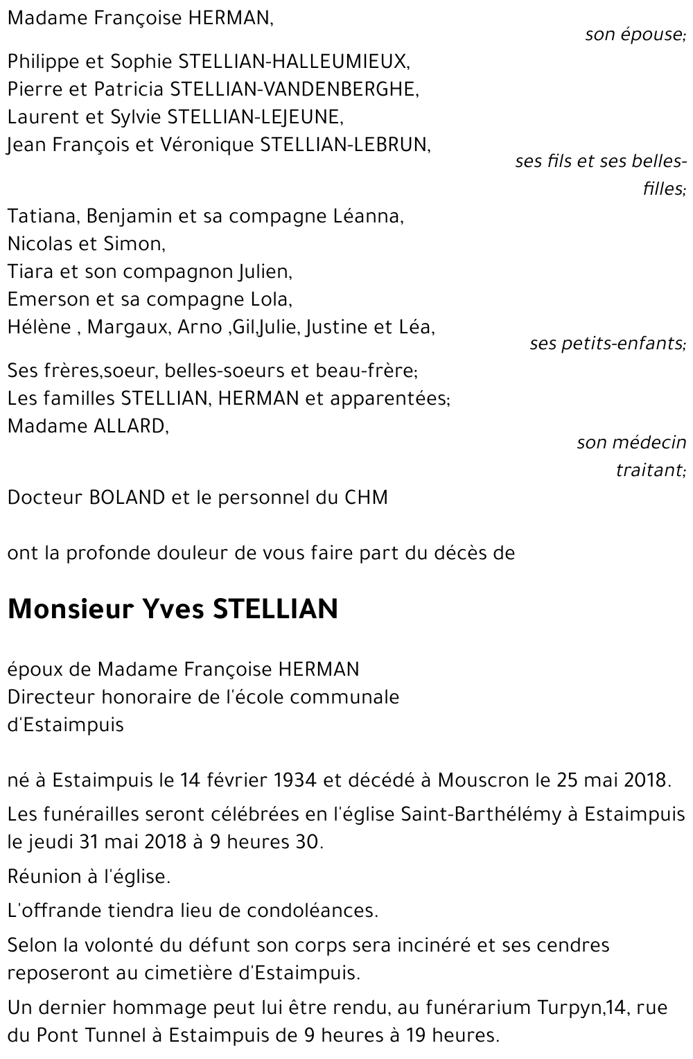 Yves stellian