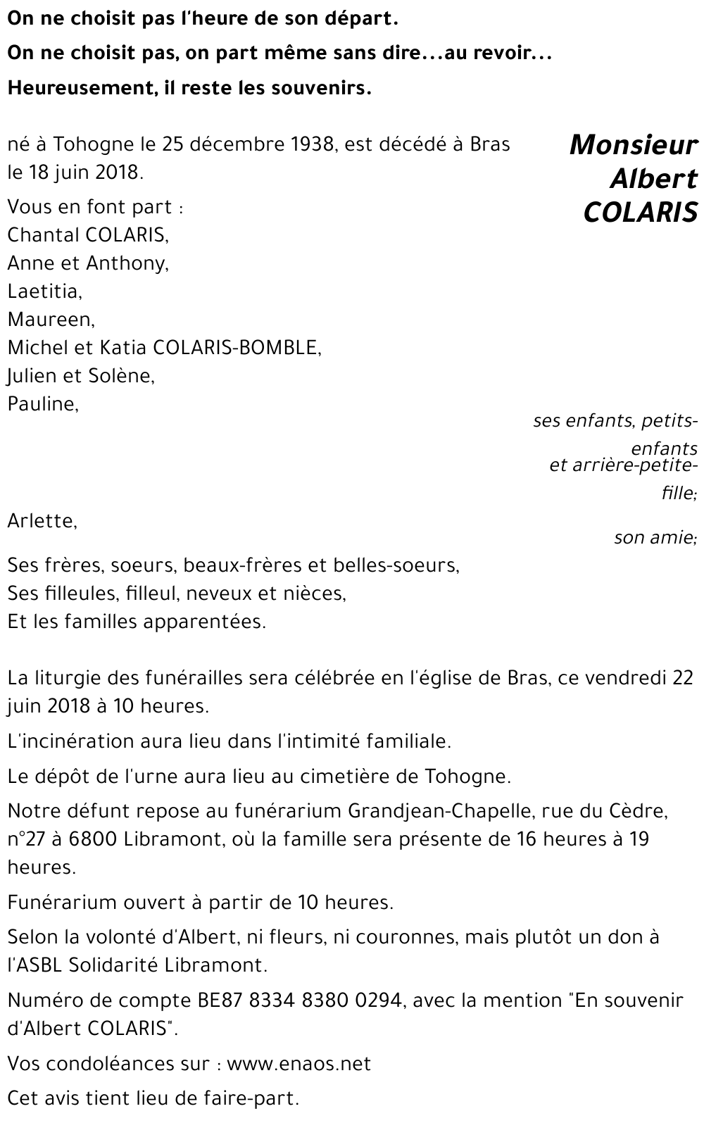 Albert COLARIS