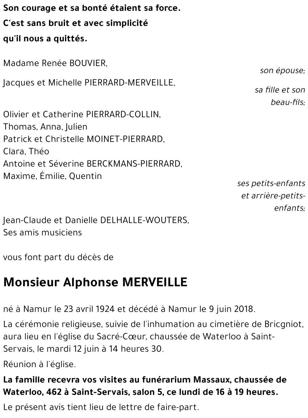 Alphonse MERVEILLE