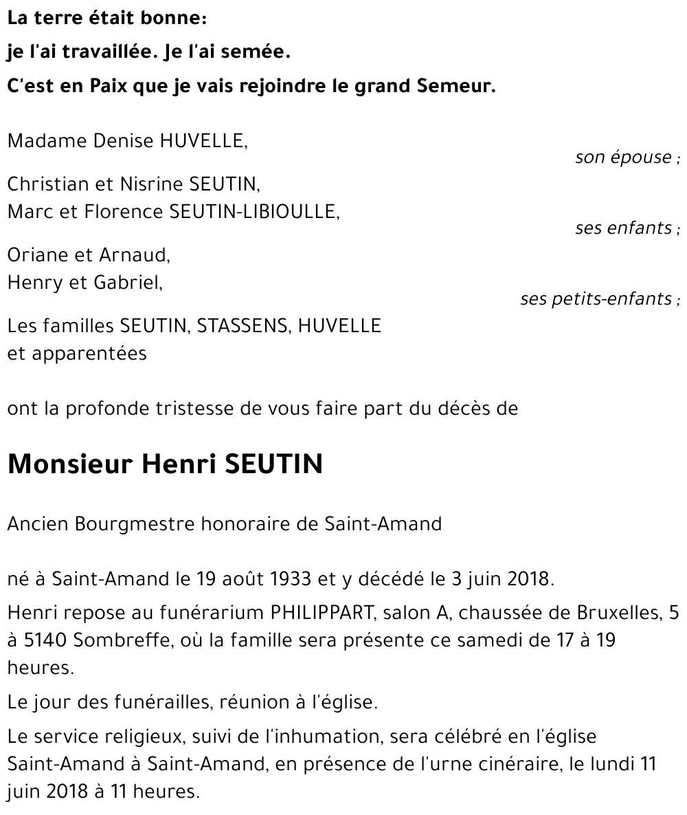 Henri SEUTIN