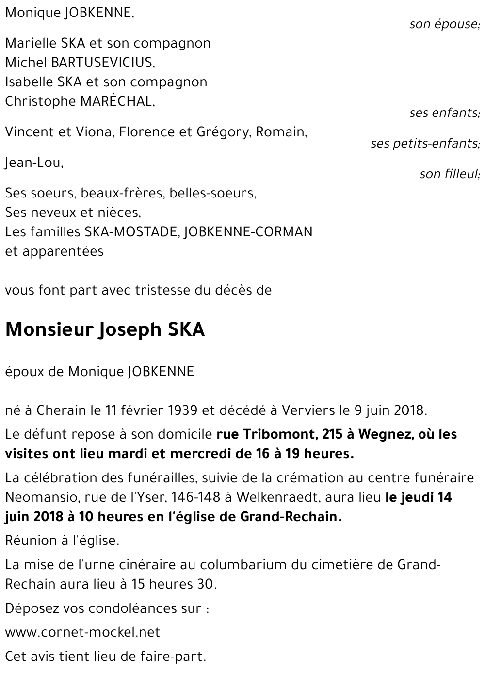Joseph SKA