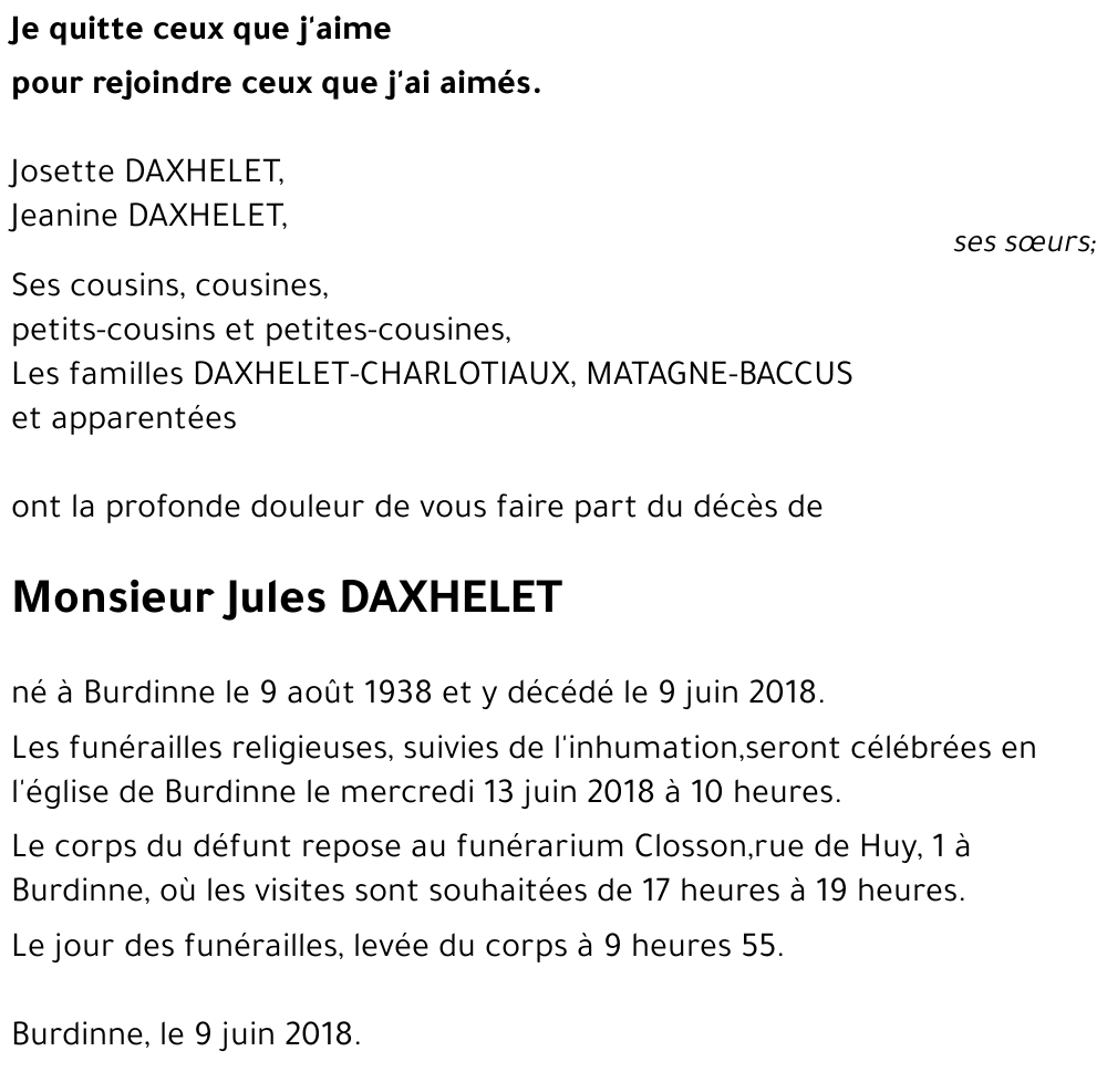 Jules DAXHELET