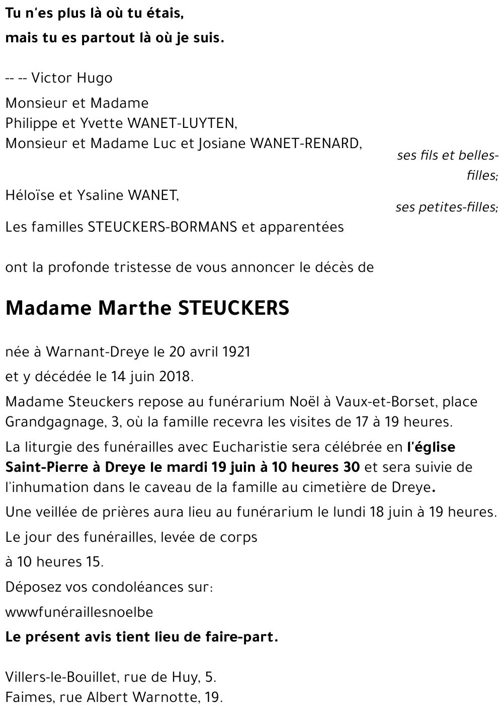 Marthe STEUCKERS