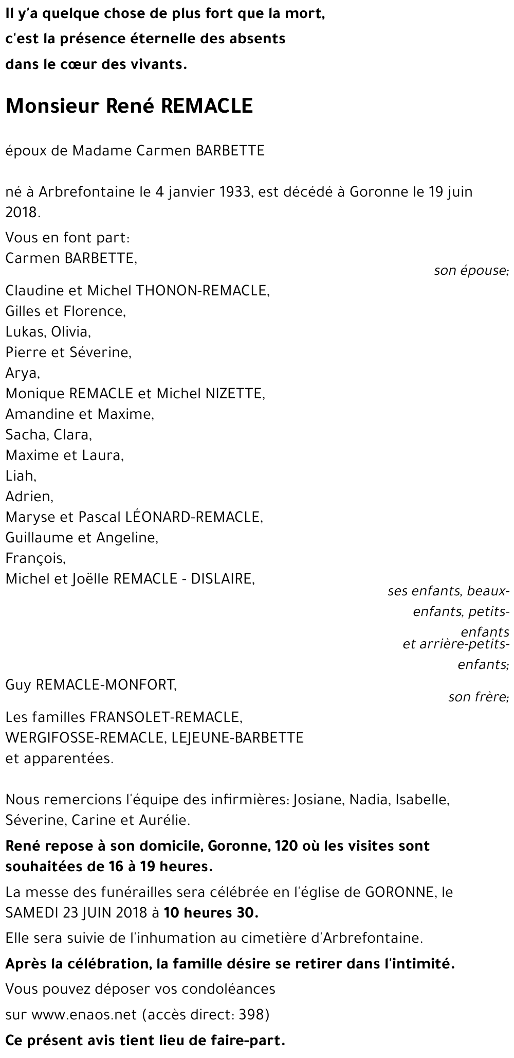 René REMACLE