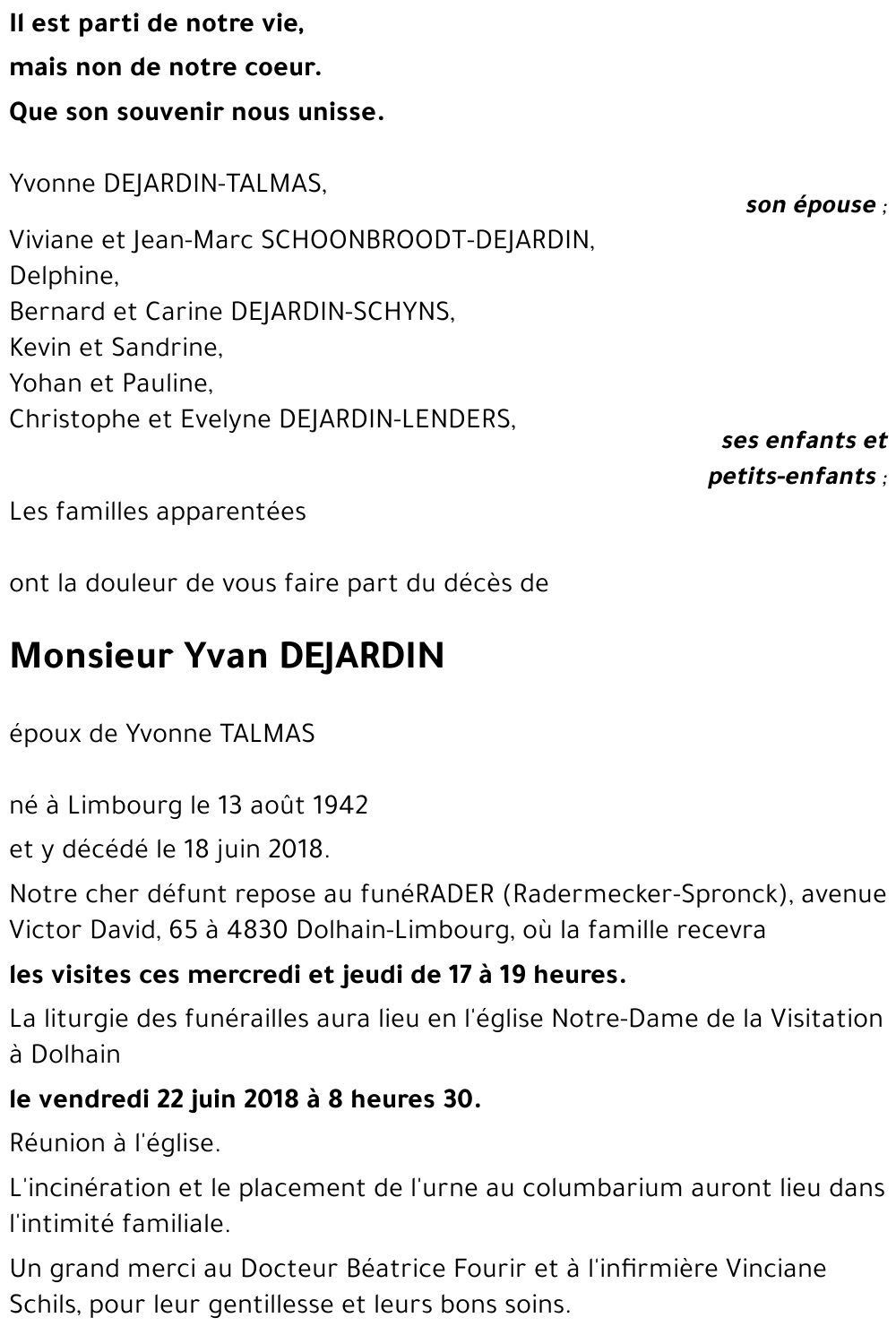 Yvan DEJARDIN