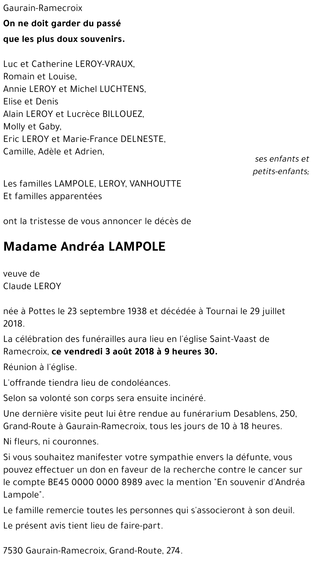 Andréa LAMPOLE