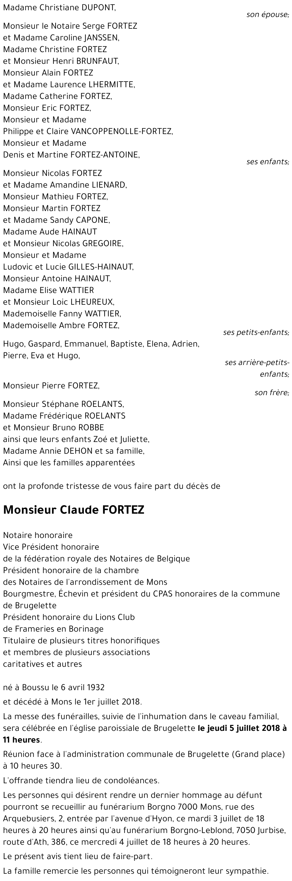 Claude FORTEZ