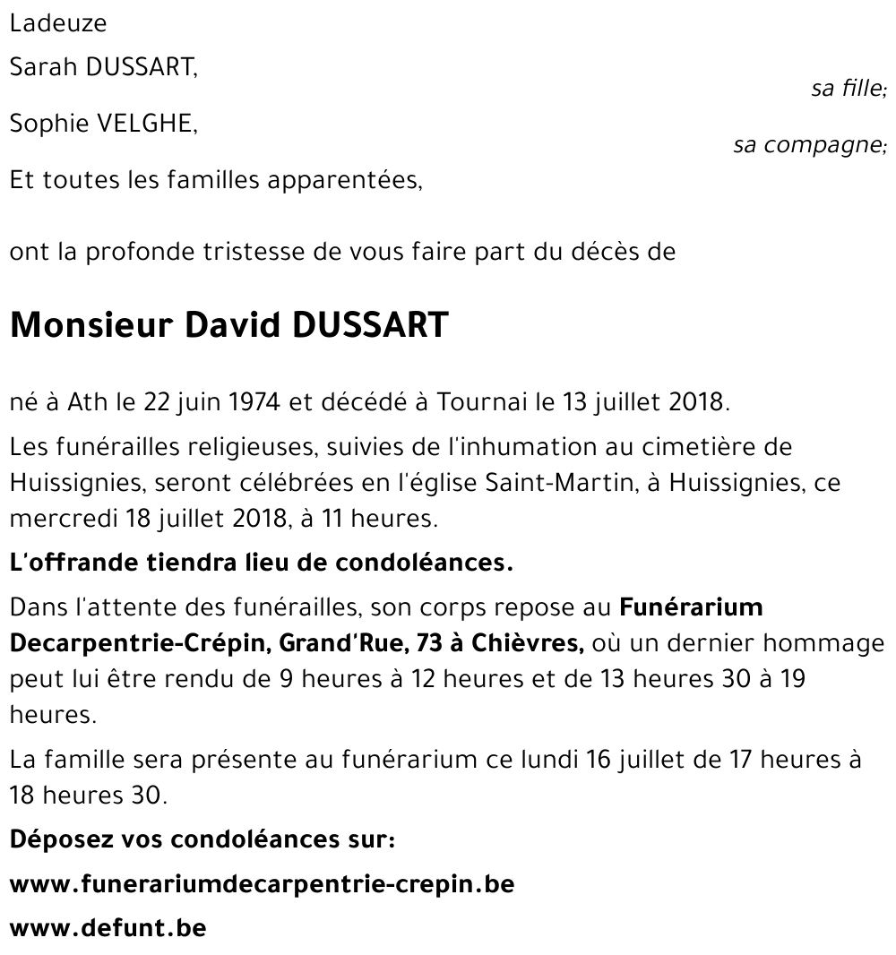 David DUSSART