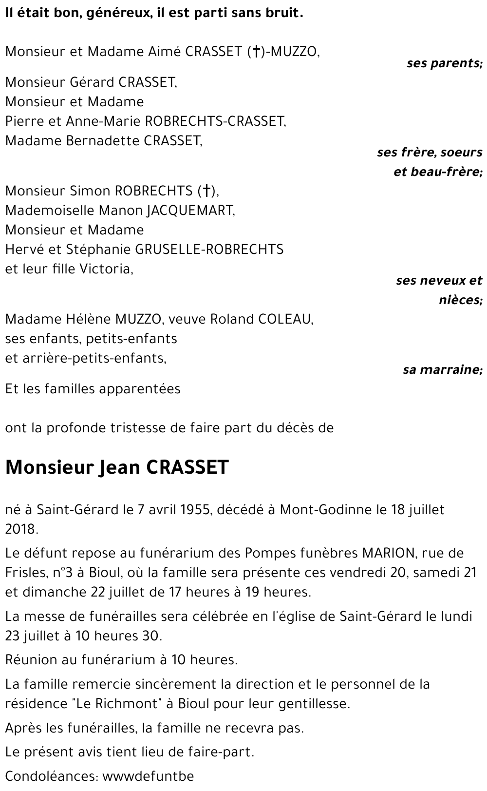 Jean CRASSET