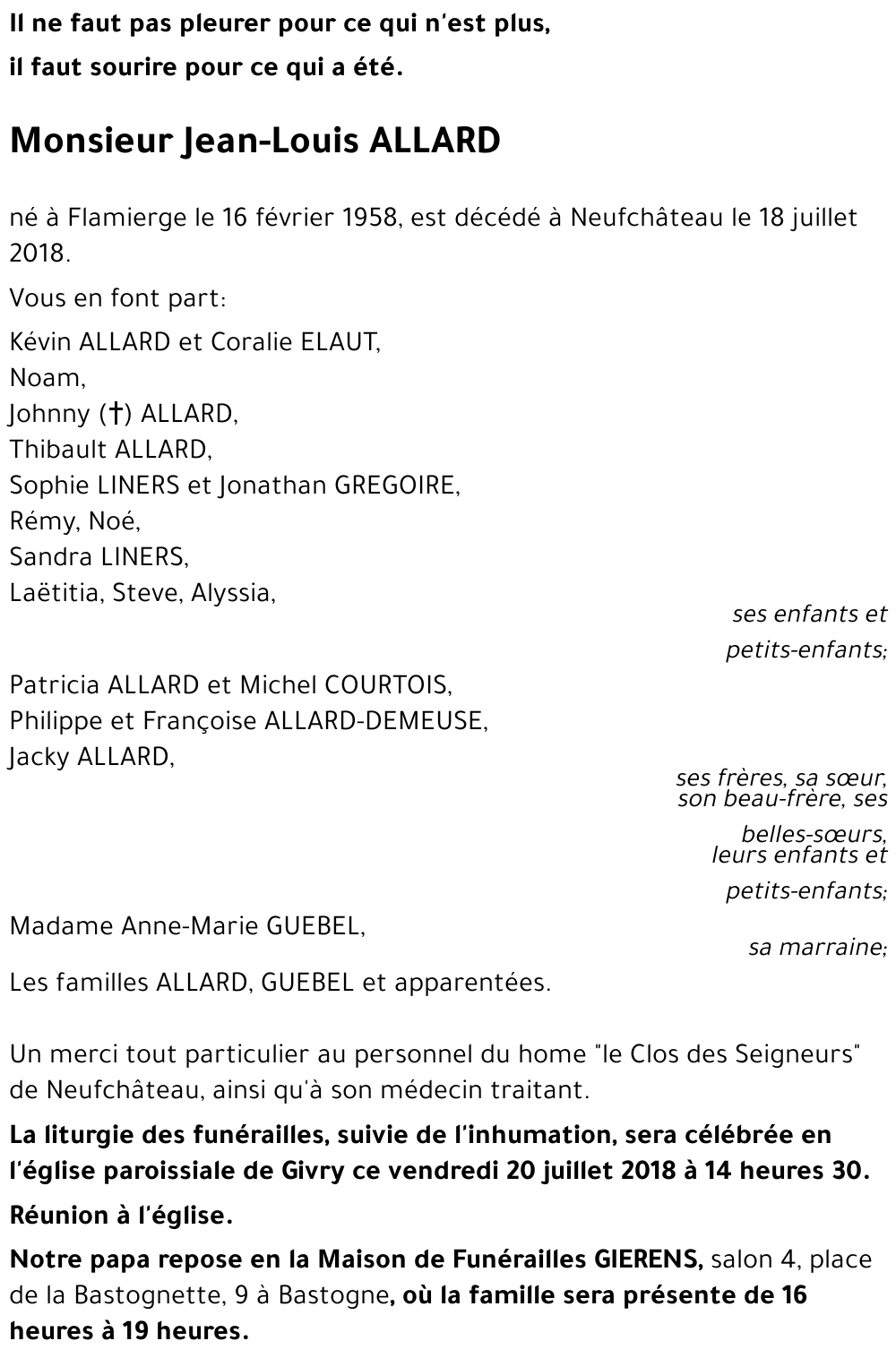 Jean-Louis ALLARD