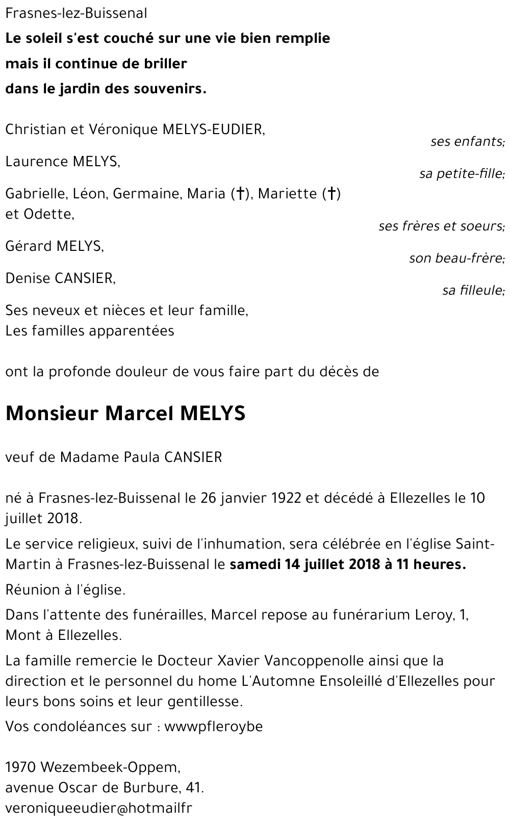 Marcel MELYS