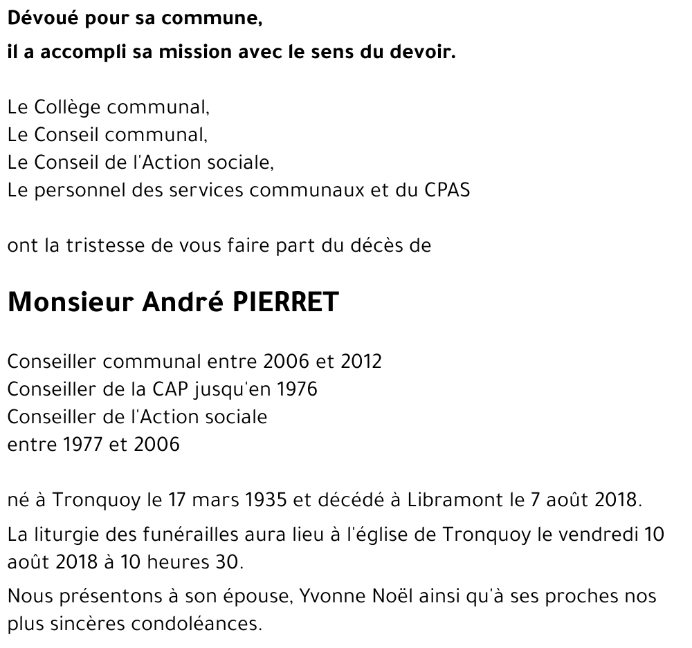 André PIERRET