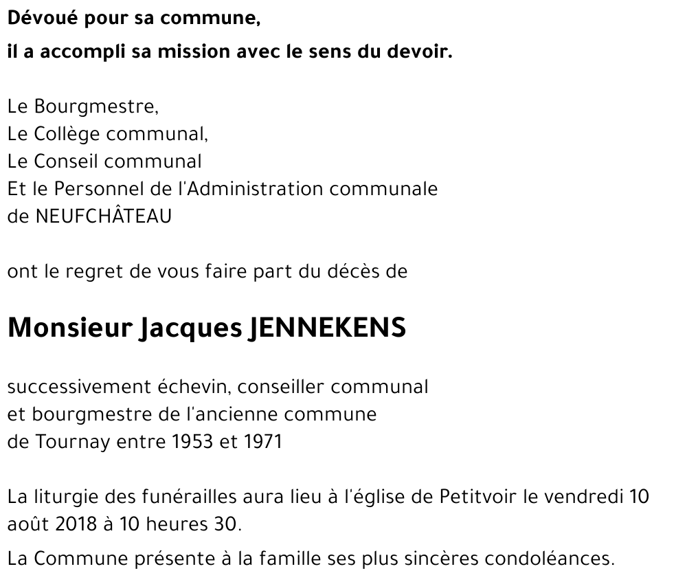 Jacques JENNEKENS