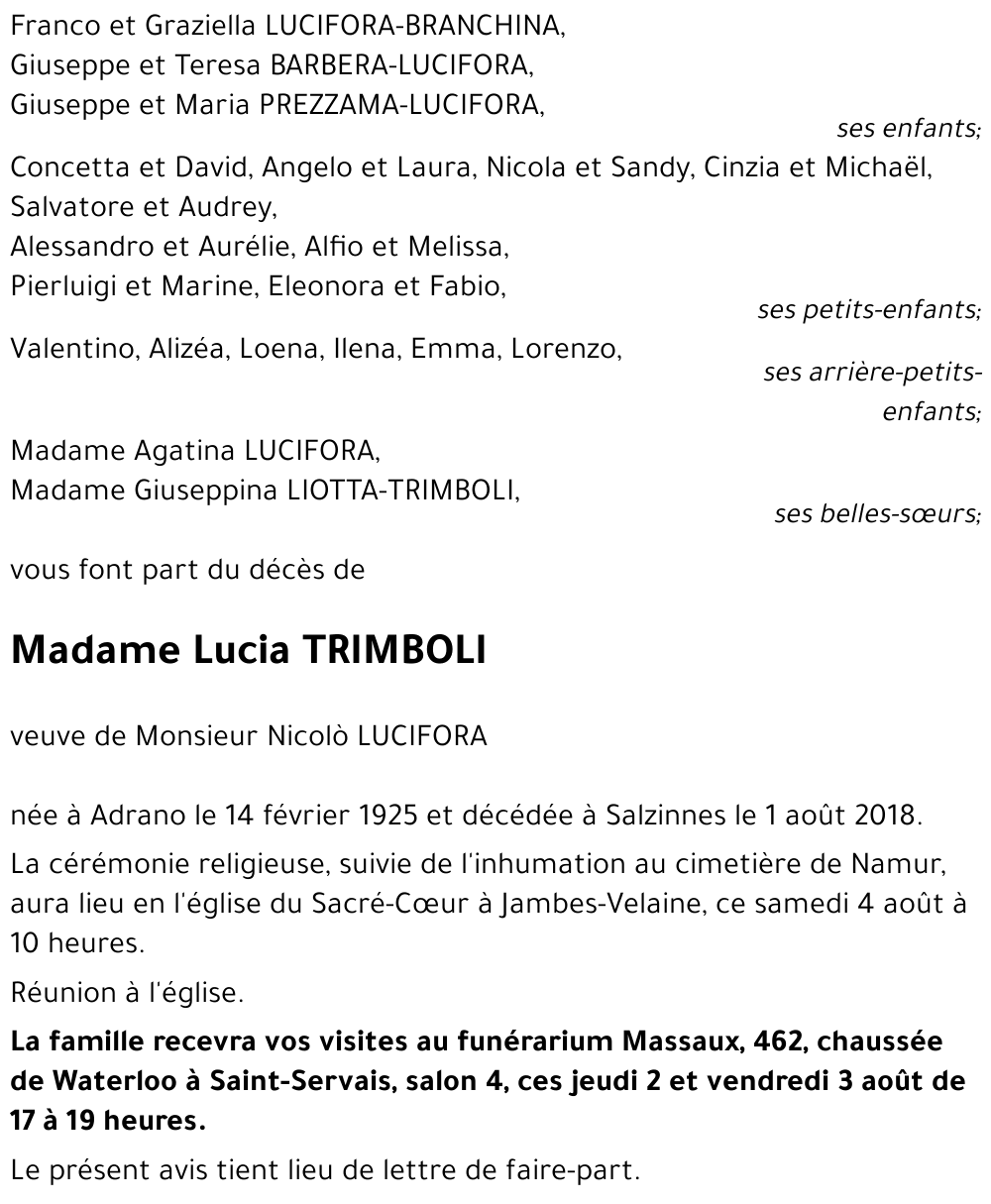 Lucia TRIMBOLI