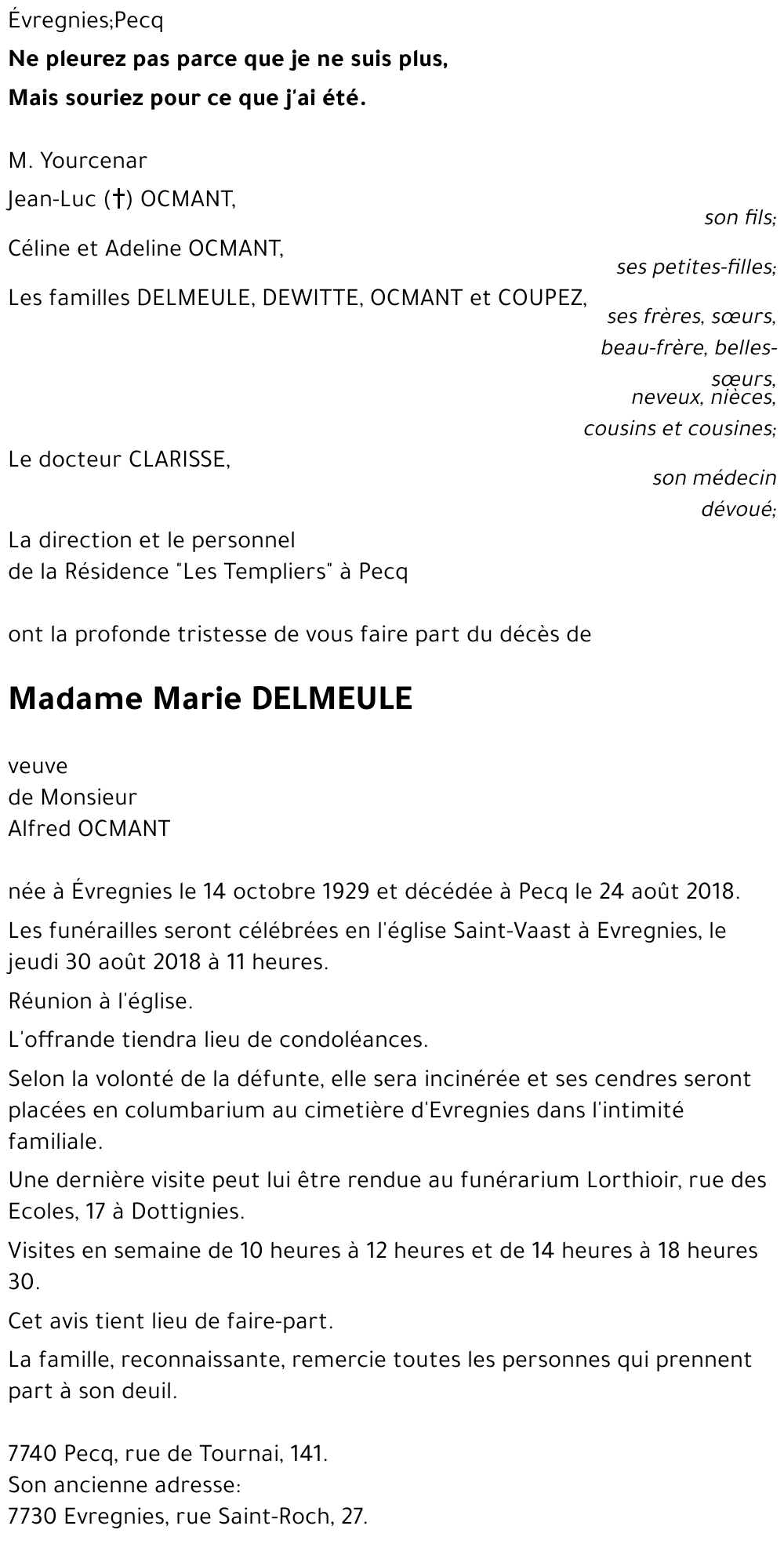 Marie DELMEULE