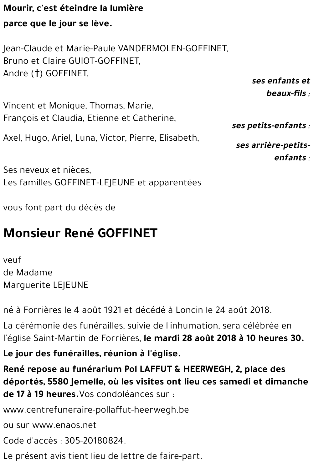 René GOFFINET