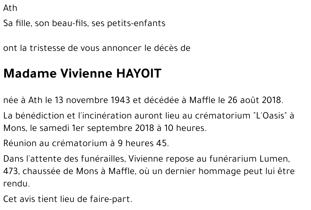 Vivienne HAYOIT