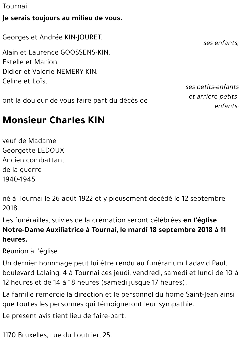 Charles KIN