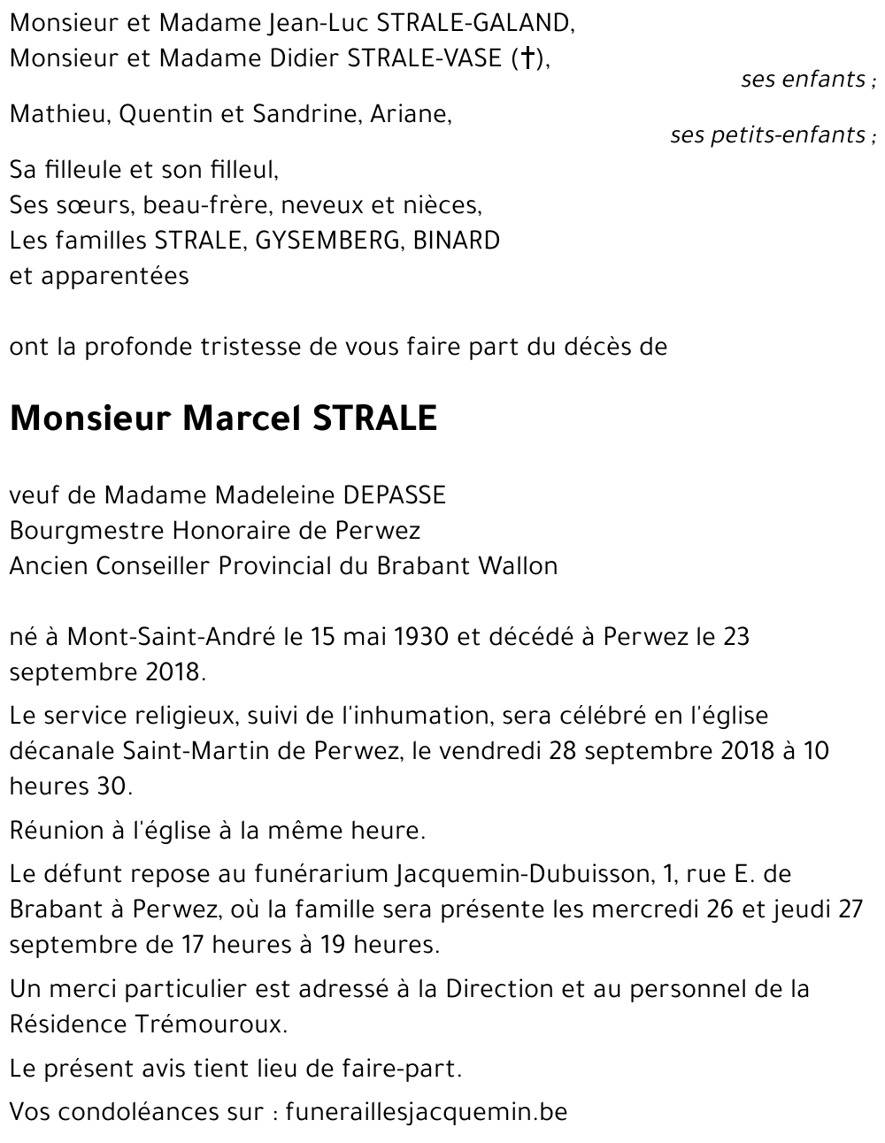 Marcel STRALE