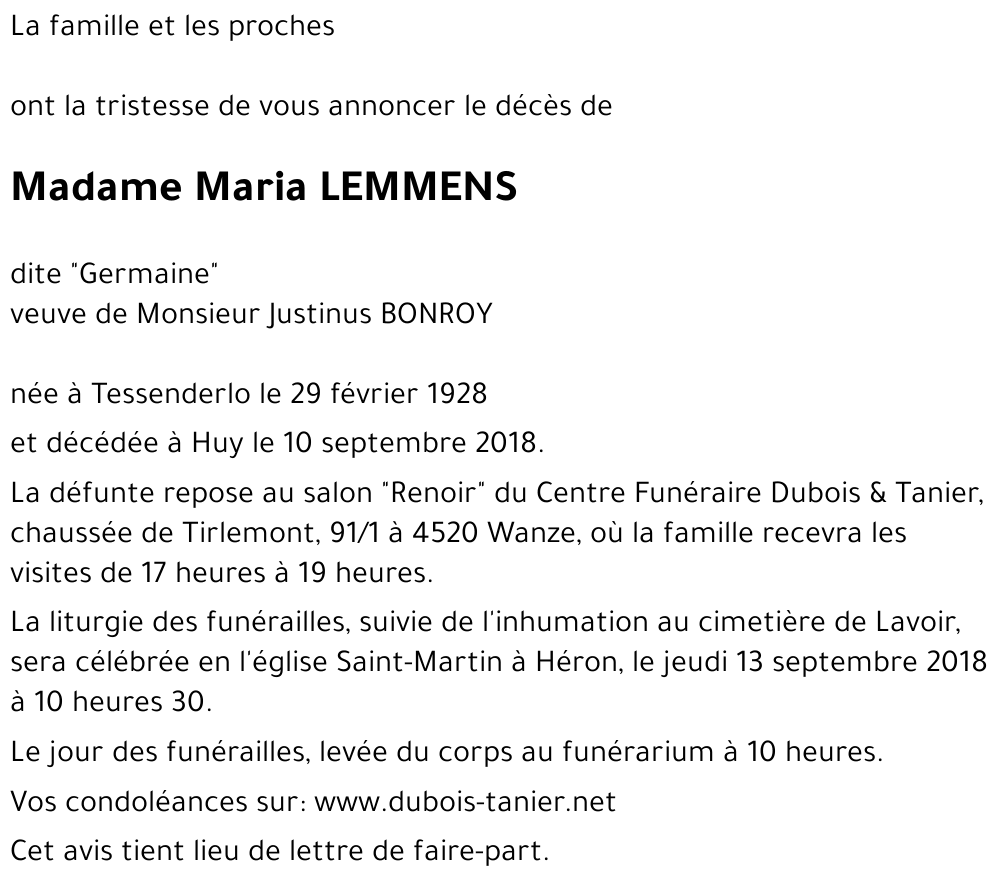 Maria LEMMENS