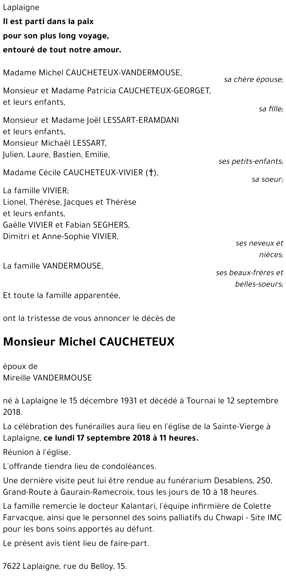 Michel CAUCHETEUX