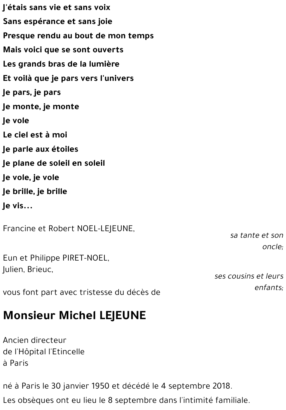 Michel LEJEUNE