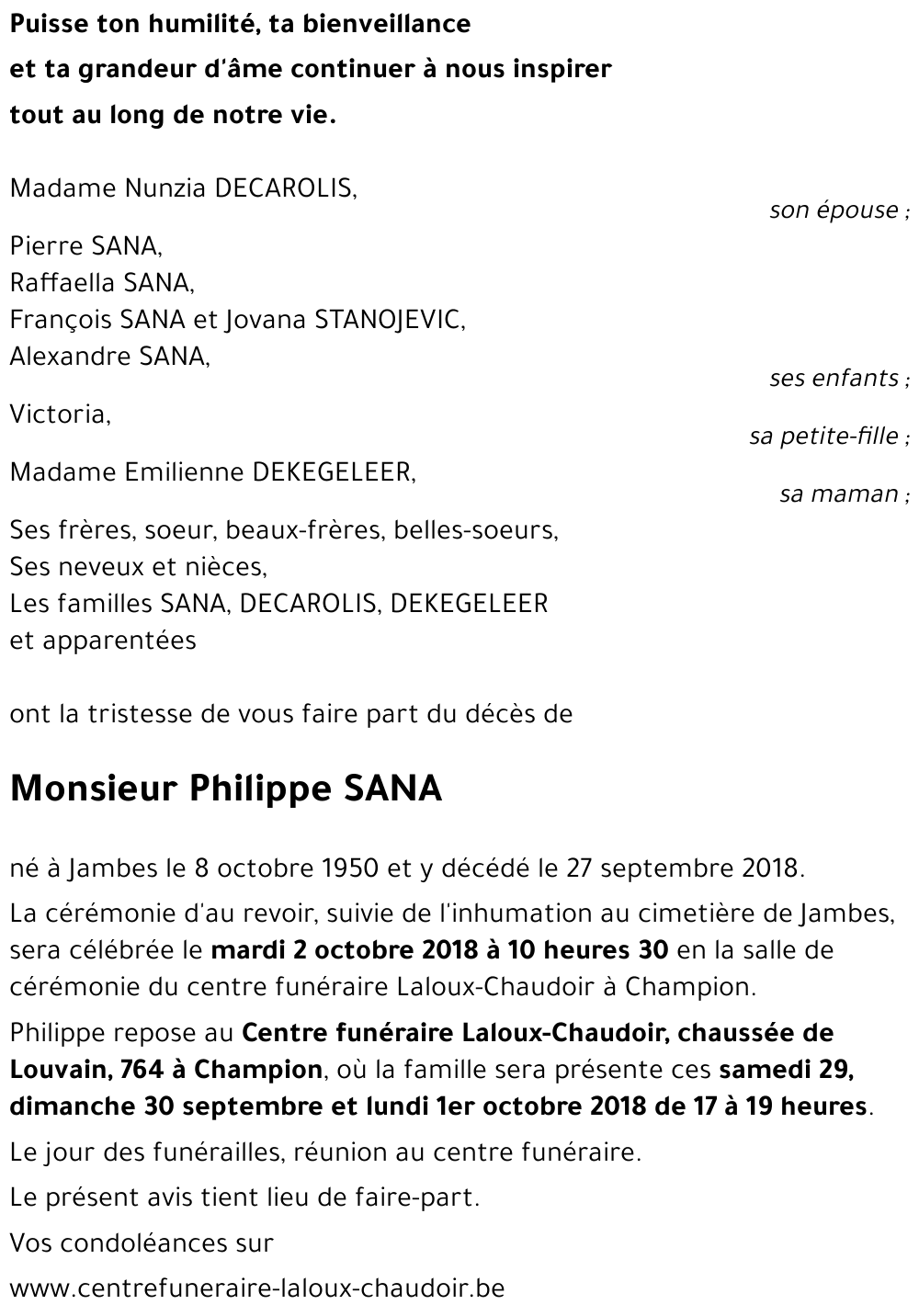 Philippe SANA