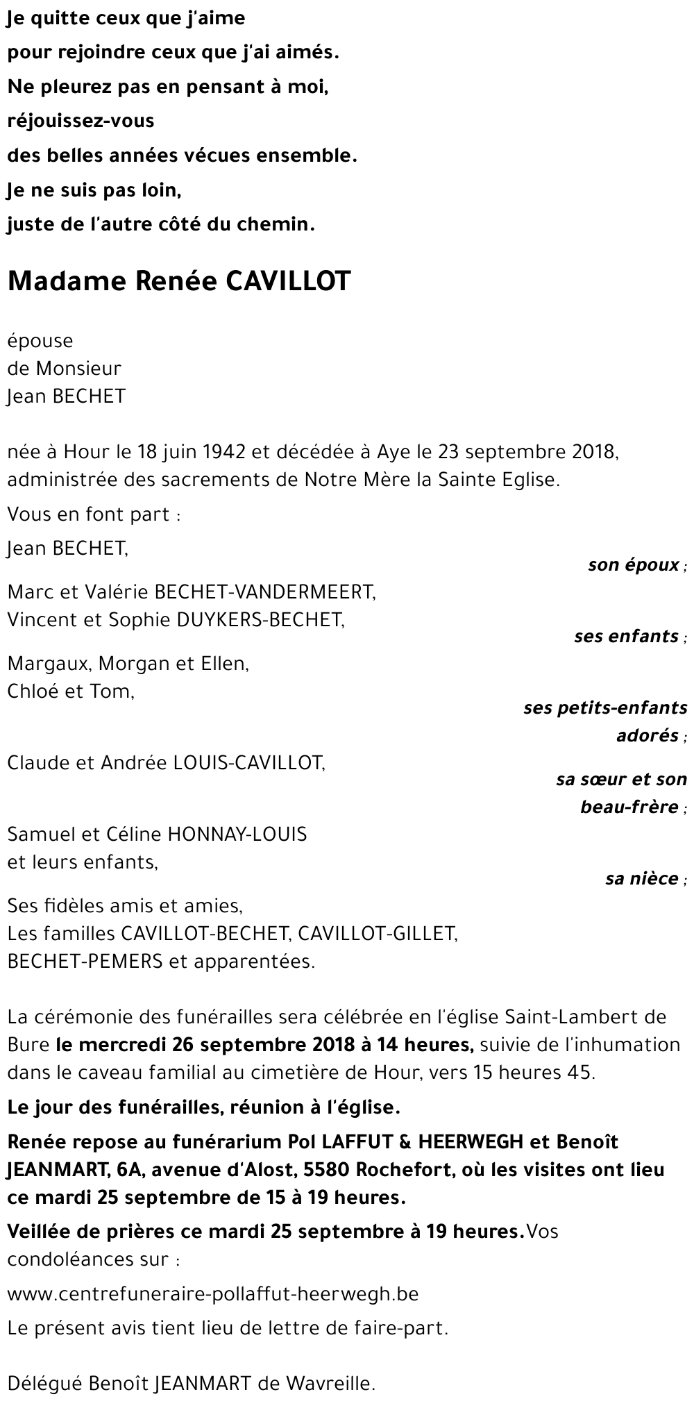 Renée CAVILLOT